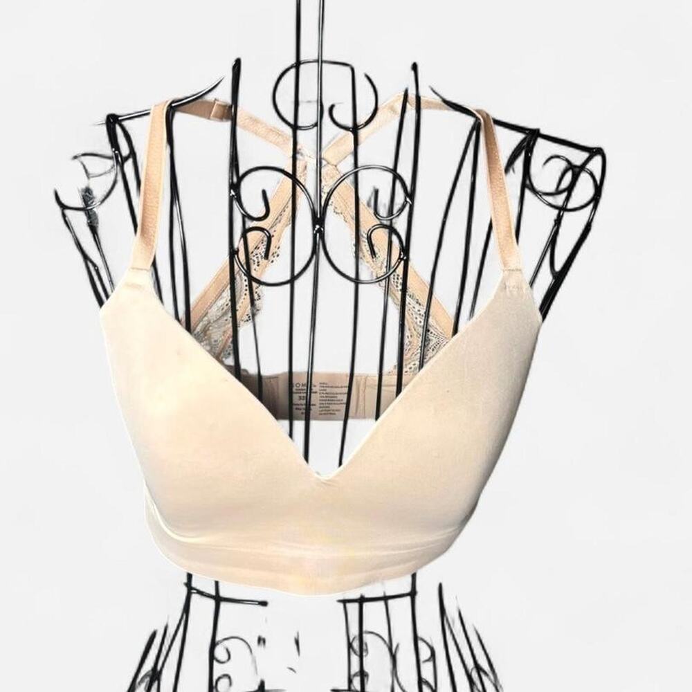 SOMA Enbliss Luxe Wireless Lace J-Hook Bra - 32C